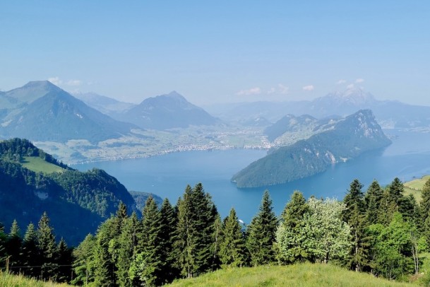 Aussicht Rigi Luzerner Wanderwege